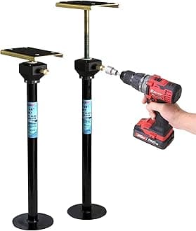 LIBRA Set of 2 Heavy Duty Quick-Lift RV Slide Out Stabilizer Jacks 5000lbs Adjust 26"-49"