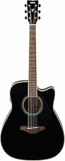 FGC-TA TransAcoustic Dreadnought Guitar - Black
