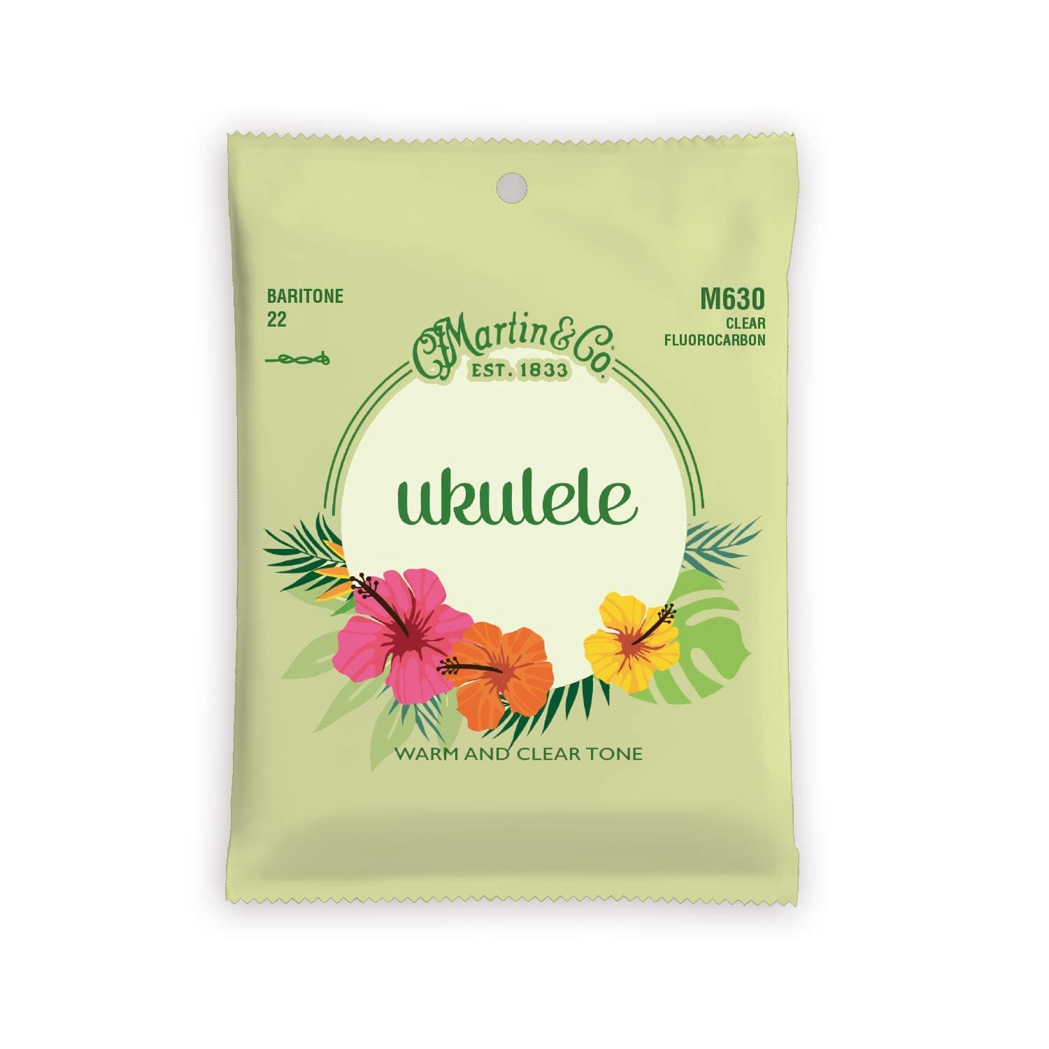 Ukulele Strings M630, Baritone-Gauge Fluorocarbon Ukulele Strings