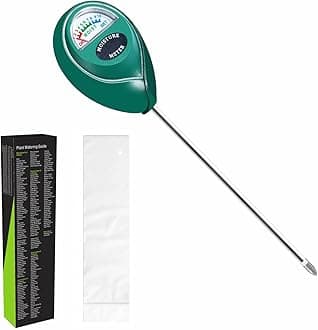 XLUX Plant Moisture Tester, Humidity Meter Hygrometer for Flowerpot, Garden, Farm, Yard, No Batteries Needed