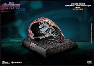 Beast Kingdom Toys Avengers Endgame Iron Man Helmet Battle Damage Statue (Net)
