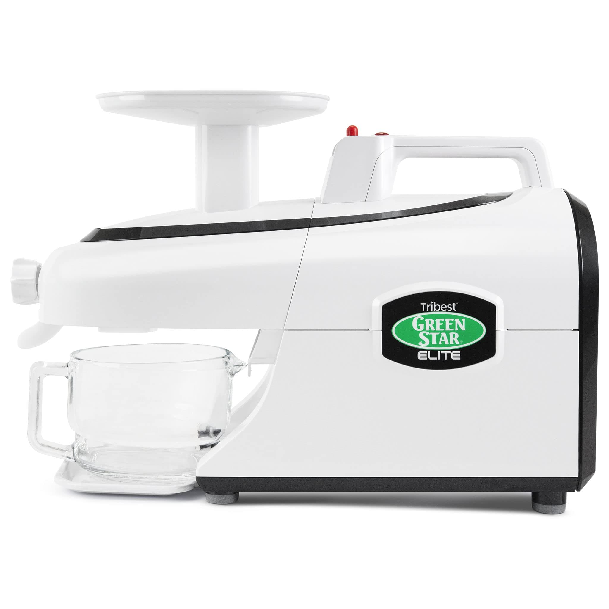 Tribest Greenstar GSE-5000 Elite Twin Gear Cold Press Slow Masticating Juicer (White)