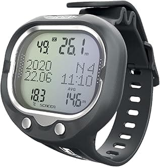 SEAC Screen, Scuba Wrist Dive Computer for 1 or 2 mixes and Freediving mode