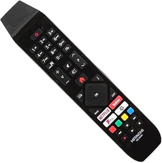 Universal Remote Control for Hitachi TV - Compatible with RC43141 and 30100945 Models - Simplified TV Control Solution