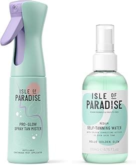 Isle of Paradise Self Tan Water Medium (200 ml) + Isle of Paradise Pro Glow Spray Tan Mister Bundle
