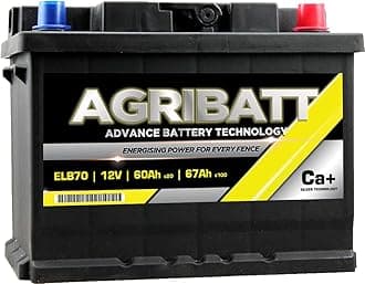 ELB70 Heavy Duty Electric Fence Battery 12V 67Ah c100