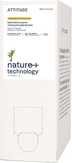 Bathroom Cleaner Spray Refill, EWG Verified, Plant-Based & Vegan, Safe for Bathroom Surfaces, Tiles, Tubs, Shower Walls, and Grout, Citrus Zest Scent, 4 Liters