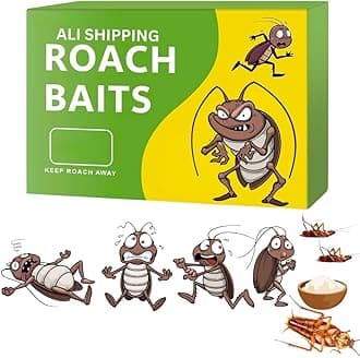 Organic Cockroach Killer Powder - Boric Acid With Sugar & Flour Mix, Non-Toxic Indoor Roach Control For Home & Kitchen