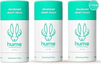 Roll On Aluminum Free Deodorant for Women & Men - Safe for Sensitive Skin - Probiotic and Plant-Based - Long-Lasting Moisture Absorbing - Clean and Effective - Desert Bloom, 3-Pack