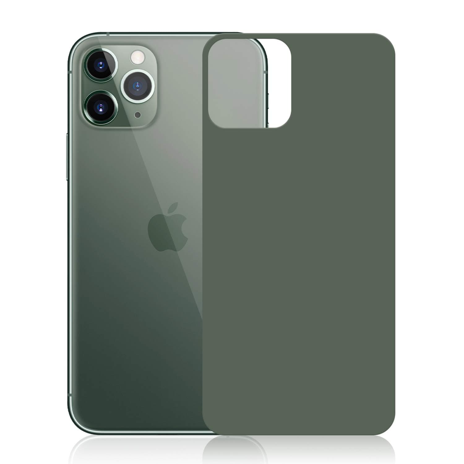 Beeyoka Upgrade iPhone 11 Pro Max Back Screen Protector for iPhone 11 Pro Max,Anti Scratch/Bubble Back Tempered Glass Screen Protector Ultra Thin Rear Film Compatible with iPhone 11 Pro Max-Green