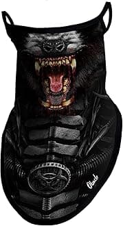 Neck Gaiter Face Mask with Ear Loops Bandana Face Mask Scarf Face Cover for Men Women