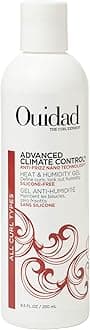 Ouidad Advanced Climate Control Heat & Humidity Gel for Curly Hair – Crunch-Free, Soft Hold Styling Gel, Fights Frizz & Locks In Moisture for Defined Curls, All Curl Types, Sulfate & Silicone-Free