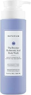 Naturium The Booster Hyaluronic Acid Body Wash, Hydrating & Moisturizing plus Minimizes Dryness, with Glycerin & Vitamin B5, 16.9 oz
