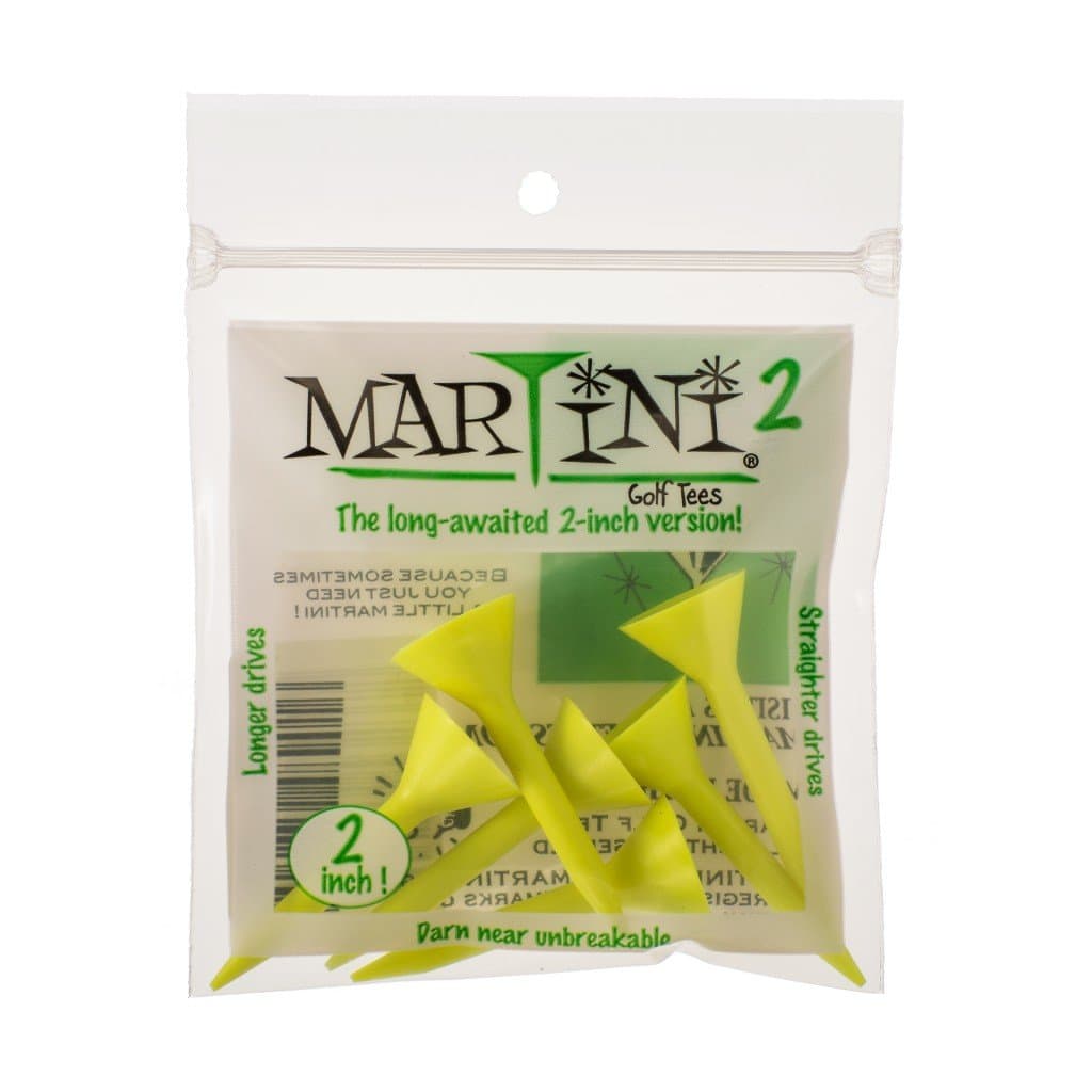 MARTINI 2 Golf Tees - 2 Inch - Virtually Unbreakable