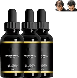 GIONAR Folix22 Hair Growth System, 3pcs (Hair Growth Serum, Oil & Formula) for Men and Women, Unisex-Adults, Clear/Transparent, Unscented, 30ml Each
