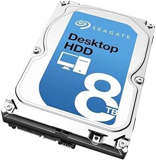 Seagate Technology Desktop HDD 8 TB SATA 3.5 in 5900 RPM 256 MB 6 GB/s, st8000dm002 (3.5 Inch 5900 RPM 256 MB 6 GB/s)