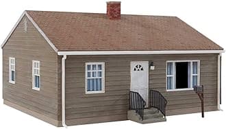 Cornerstone Postwar Prefab House 933-4152 HO Scale Model Railroad - Structure Kit