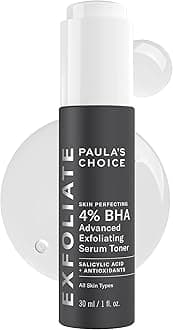 Paula’s Choice CALM 1% Sensitive Skin BHA Liquid Exfoliant, Salicylic Acid Lotion for Large, Clogged Pores, Calms, Soothes Redness, Suitable for Rosacea-Prone, Eczema-Prone Skin, Fragrance-Free, 3.3oz