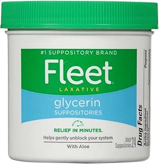 Suppos Adult Size 24s Fleet Adult Glycerin Suppository Laxatives