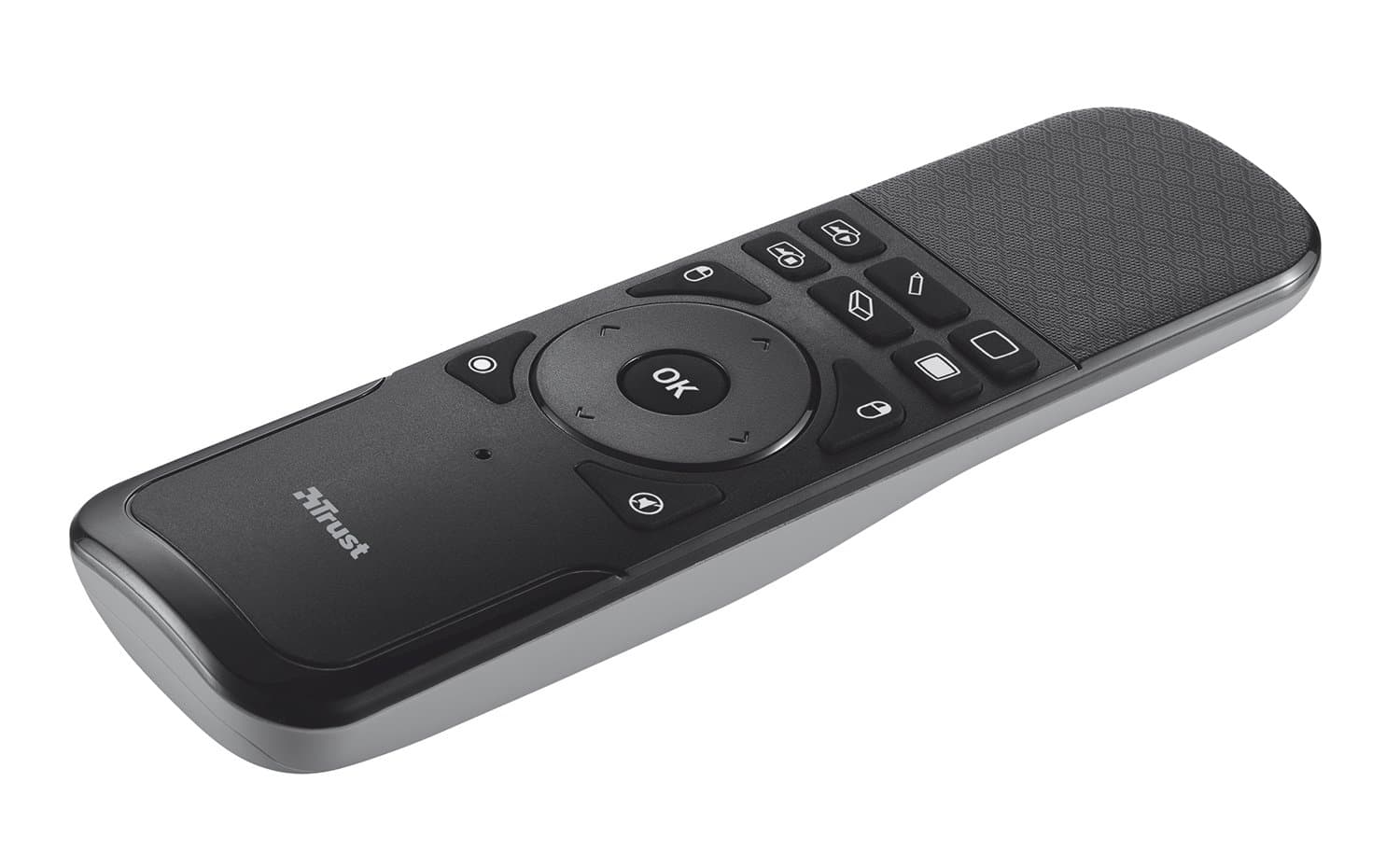 Trust Wireless Touchpad Presenter for PC, Laptop - Compatible with Powerpoint and Keynote, Black/Grey