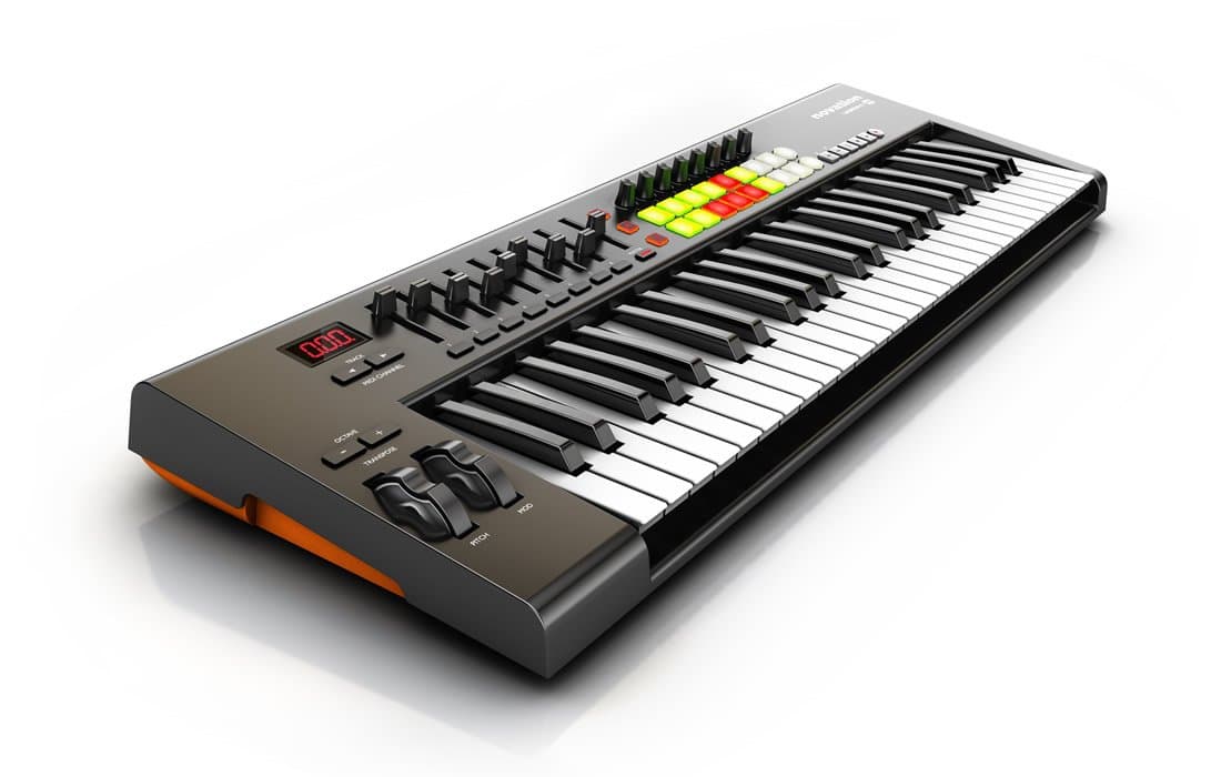 Launchkey 49, 49-key USB/iOS MIDI Keyboard Controller with Synth-weighted Keys