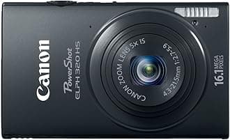 Canon ELPH 320 HS 16.1MP Digital Camera with WiFi and 5X Optical Zoom-Black 6024B001