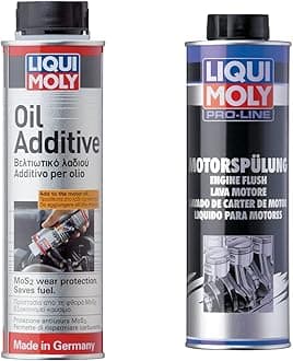 Liqui Moly P000065 Pro-Line Engine Flush, 500 ml & 2591 Oil additive
