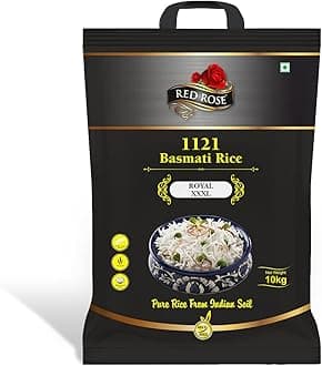 Sponsored Ad - Royal XXXL Basmati Rice 10Kg, Perfectly Aged Grain, Rich Aroma, Best Indian Basmati Rice for Biryani