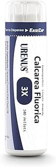 Cell Salt No. 1 Calcarea Fluorica (Calc Fluor) 3X Homeopathic Remedy 140 Pellets - EaseCap