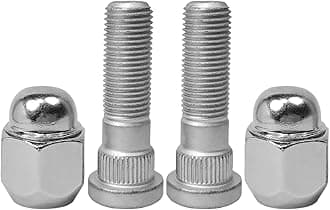 4PCS M12x1.25 Wheel Lug Stud Nut Set Compatible with Nissan Rogue Altima Frontier Murano Pathfinder 200SX 350Z Maxima GT-R Cube Infiniti G20 M35 G35 M45 Q45 611-114 40224ZN50A