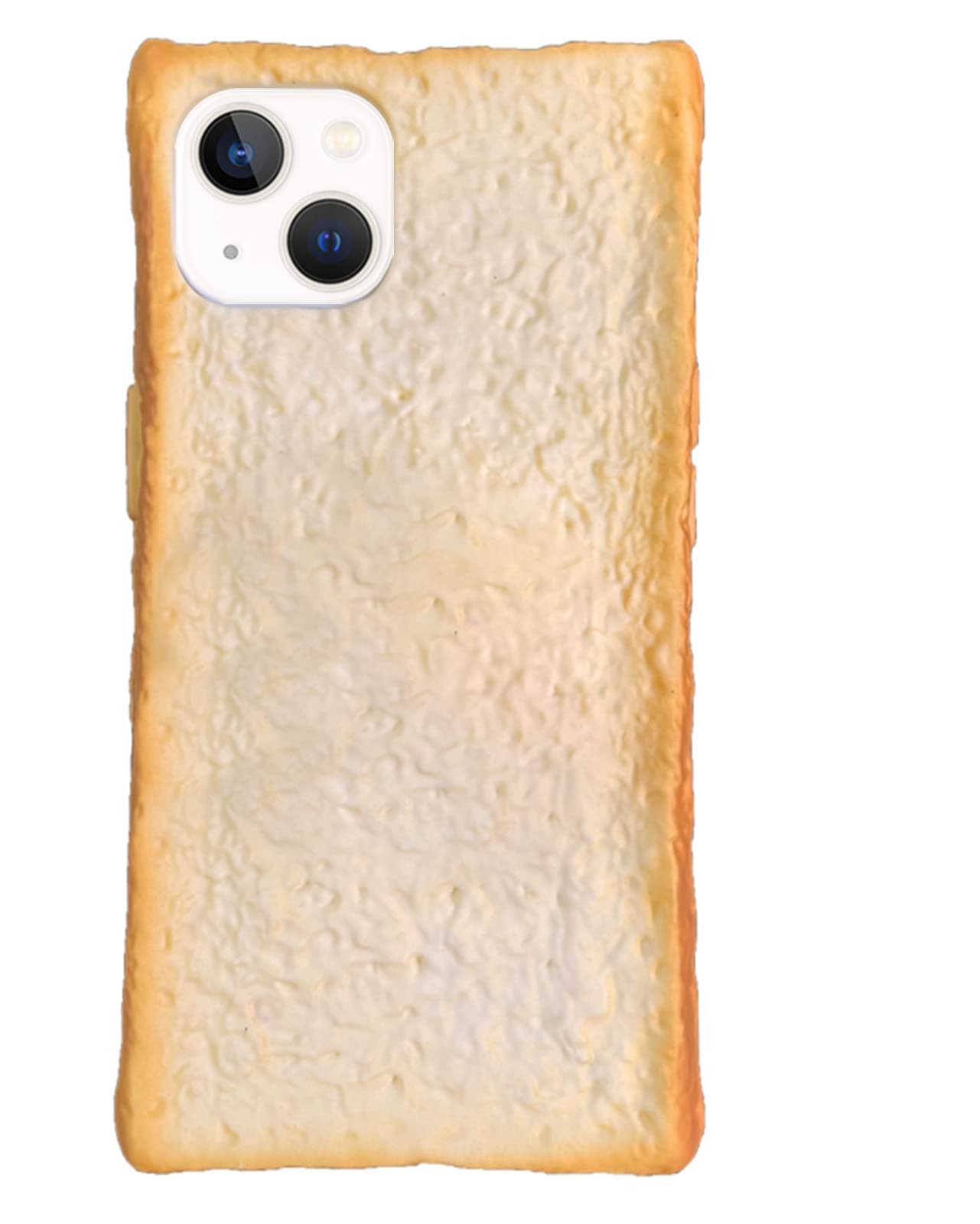 Case for iPhone 12 Pro Max Case Silicone Cute, Camera Lens Protector Design Kawaii Cartoon 3D Vintage Thick Case Protective Cover (Toast, iPhone 12 Pro Max)