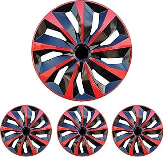 Wheel Cover Hub Cap Car Accessories 12 Inch Wheel Rim Cover for Universal New Trim, 4Pcs,B [Energy Class A]