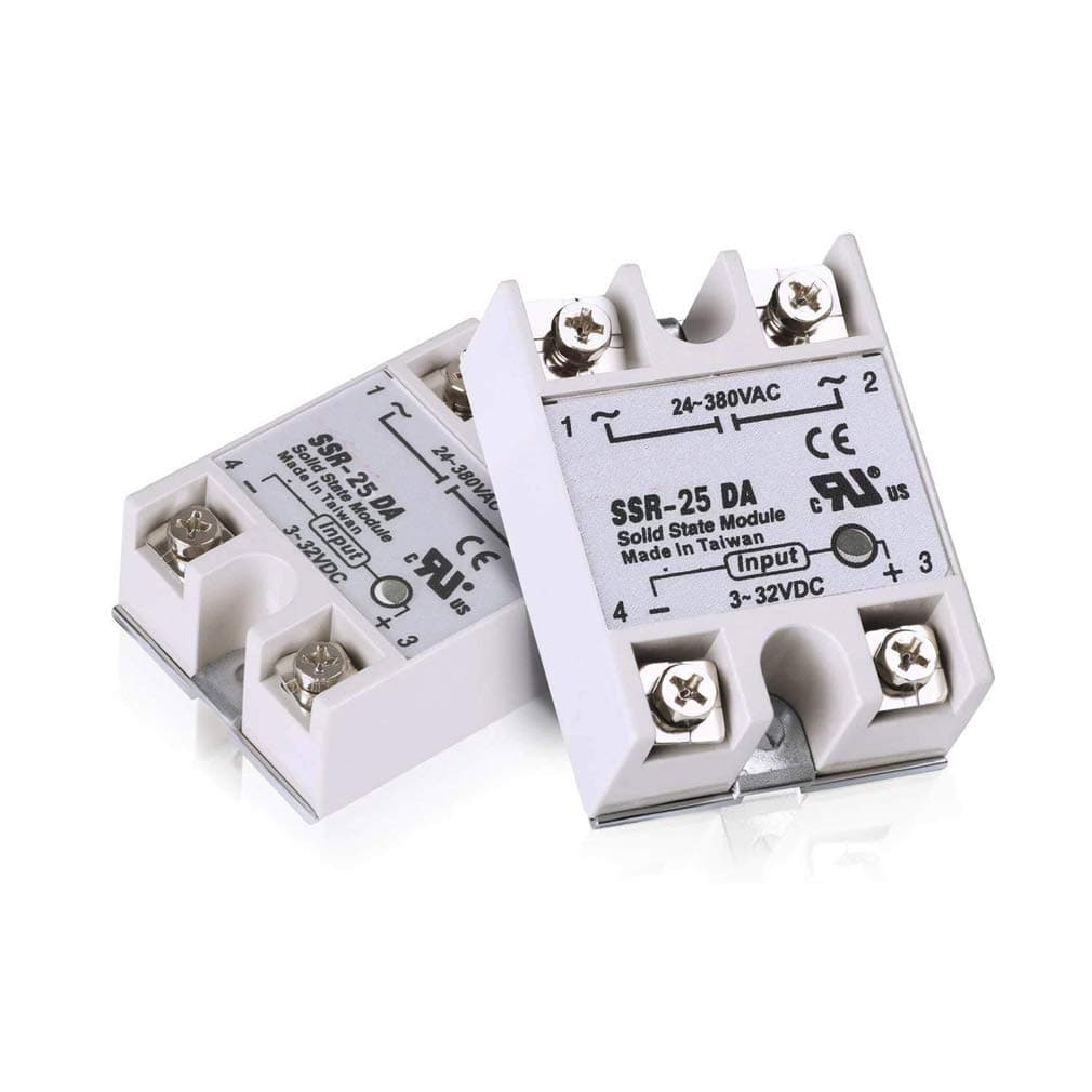 HiLetgo 2pcs SSR-25DA 25A 250V Solid State Relay Module
