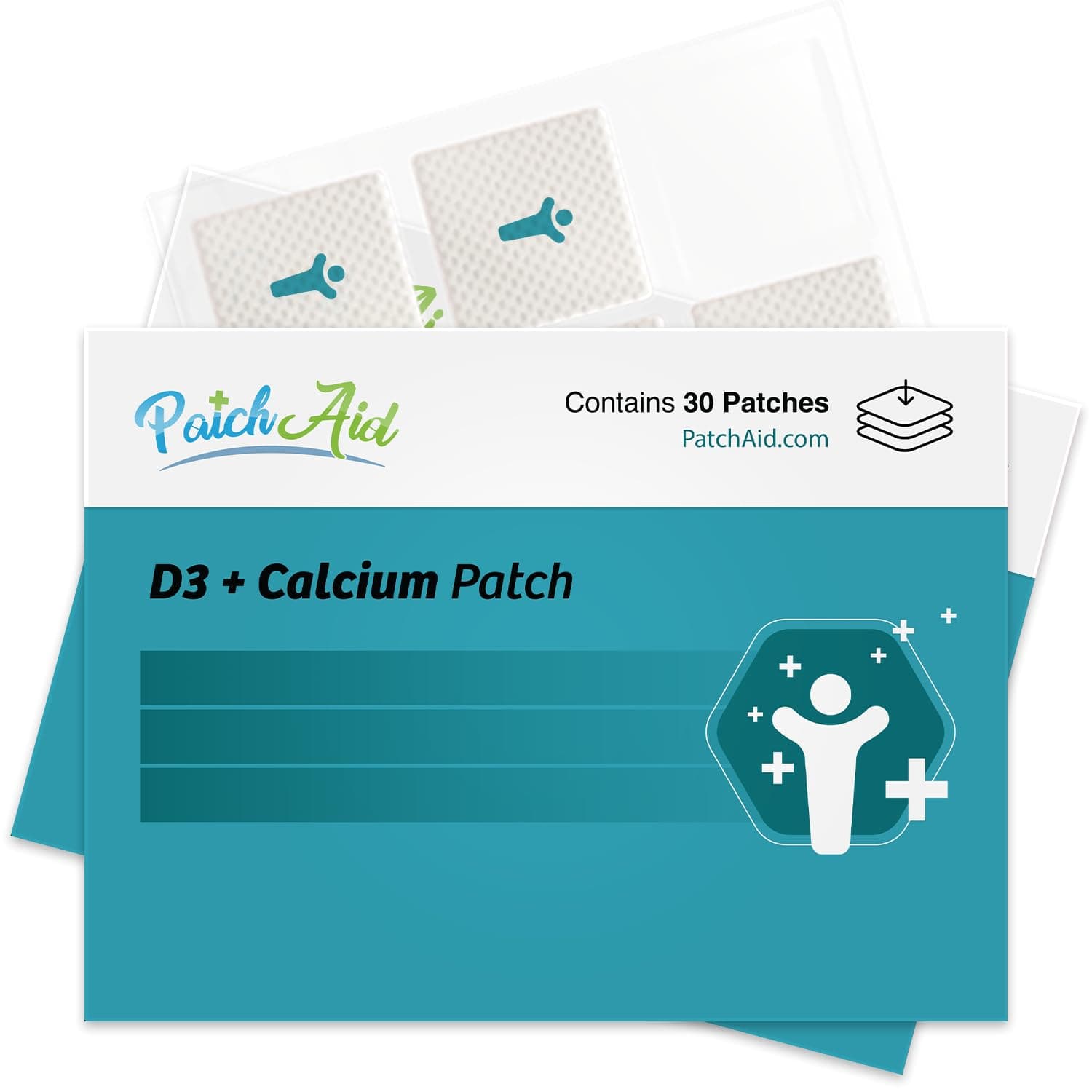 PatchAid D3/Calcium Plus Topical Patch 30-Day Supply