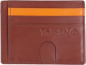 TimberlandMen's Slim Leather Minimalist Front Pocket Credit Card Holder Wallet, Brown (Cloudy Card Case), One Size, Slim Leather Minimalist Front Pocket Credit Card Holder Wallet