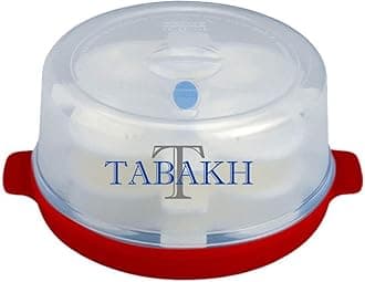 Tabakh Prime 3-Rack Microwave Idly Maker, Makes 12 Idlis
