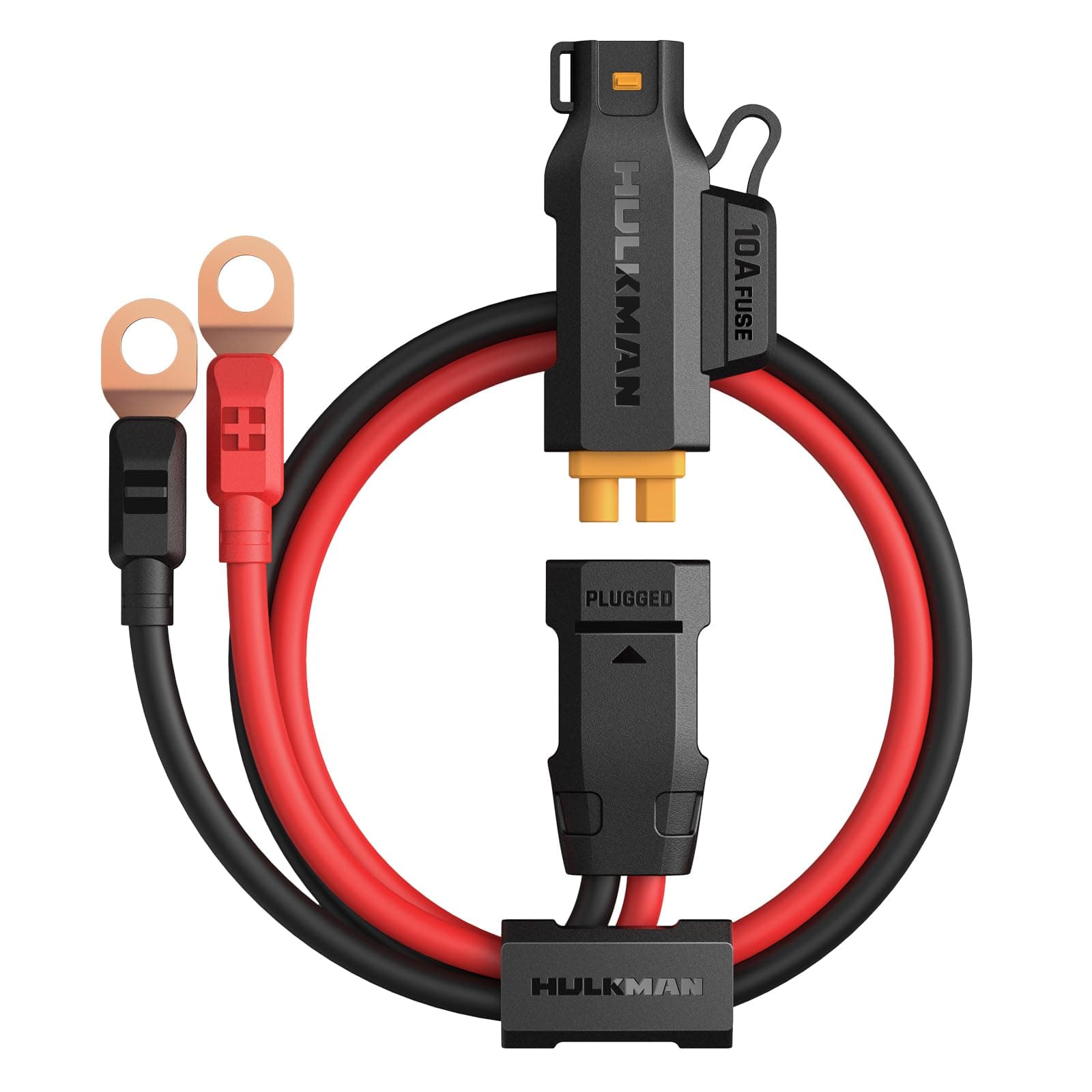 Hulkman AlphaC02 Battery Conversion Cable for Alpha 65/85/85S Jump Starter and Sigma 1/5 Battery Charger