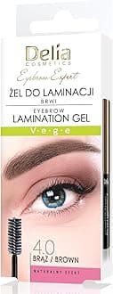 – Eyebrow Expert – Eyebrow Lamination Gel – Brown – Vegan Formula – Brow Shape Fixation – Color Enhancement – Biotin, Peptides, Glycerin – 4ml