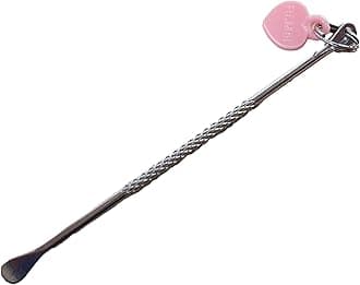 Fat-catz-copy-catz 3x Silver Steel Ear Pick Earpick Curette Wax Removal Remover Cleaner Stick Tool