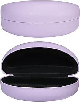 Molshine Hard Shell Sunglasses Case,Classic Extra Large Case for Oversized Sunglasses and Eyeglasses (lavender)