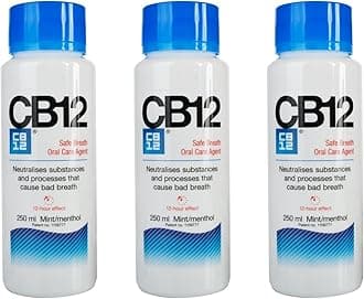 CB12 Mint-Menthol Mouthwash 250ml x 3