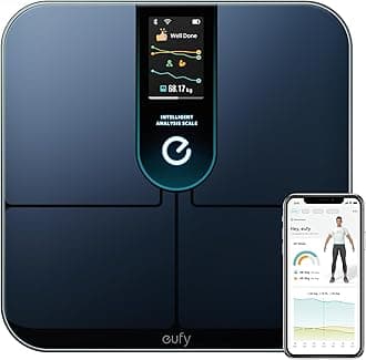 eufy Weight Scale P3, Wi-Fi Fitness Tracking Smart Scale, Intelligent Analysis, 3D Virtual Body Mode, Weighing Scale with Emojis, 16-Measurement Digital Scale with Heart Rate, BMI, Multi-Modes