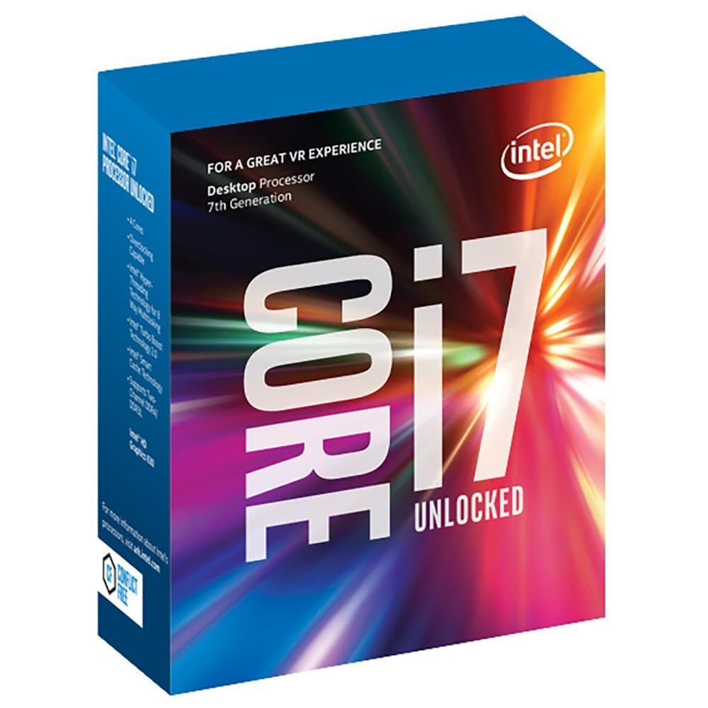 Core i7-7700K Unlocked Processor 8M Cache, up to 4.50 GHz, Quad-Core Kaby Lake