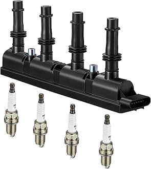 Set of 1 Ignition Coil Pack UF669 and XP3922 Iridium Spark Plugs 4 Pack Compatible with Buick Encore Compatible with Chevy Cruze Limited Sonic Trax 1.4L 1.8L L4 D521C 55577898 25198623