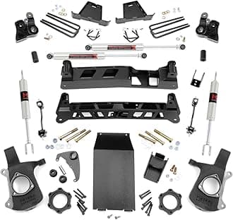 Rough Country 6" Lift Kit w/M1 Shocks for 99-06 Chevy/GMC 1500 4WD - 27240