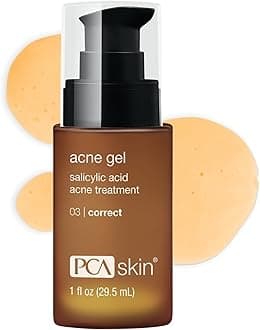 PCA SKIN Acne Gel, Acne Spot Treatment, 2% Salicylic Acid Serum, Anti Acne Serum, Evens Skin Tone, 1 fl oz Pump