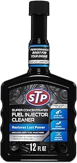 Super Concentrated Fuel Injector Cleaner, Injector Cleaner Unclogs Dirty Fuel Injectors and Restores Lost Power, 12 Oz