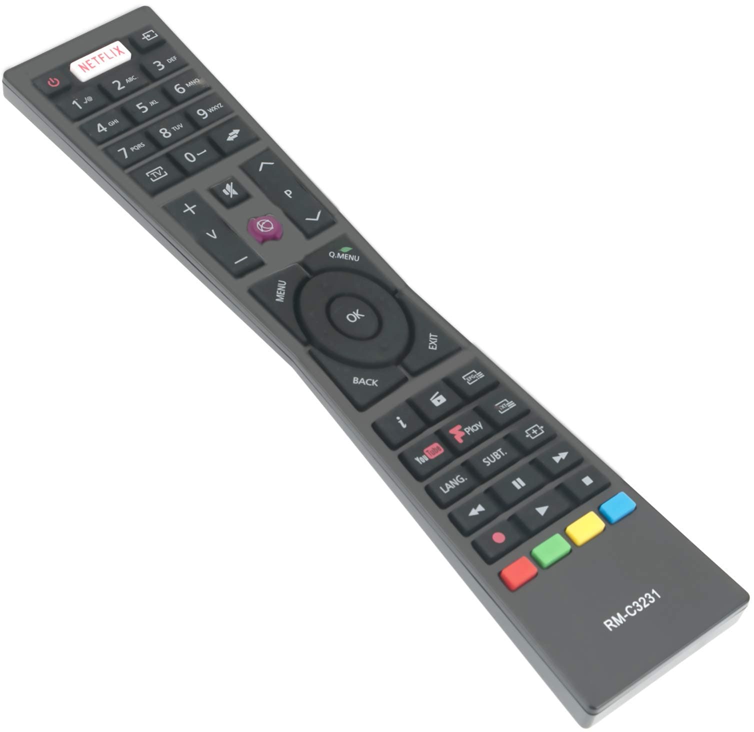 ALLIMITY RM-C3231 Remote Control Replacement for JVC SMART 4K LED TV LT-32C670 LT-32C671 LT-43C860 LT-40C860 LT-43C862 LT-43C870 LT-55C860 LT-24C660 LT-24C661 LT-32C660 LT-32C661 LT-49C770