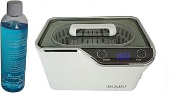 iSonic® Ultrasonic Jewelry Cleaner CDS100 with Cleaning Solution Concentrate CSGJ01, 110V