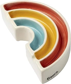 Fisura - Original ashtray different models. Funny ashtray to give as a gift. Made of ceramic. (Rainbow)